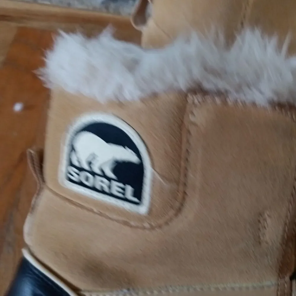 Sorel Tivoli II Fur Lined Lace Up Rain Winter Snow Mid Calf Boots US 10 EU 41 - Picture 10 of 10